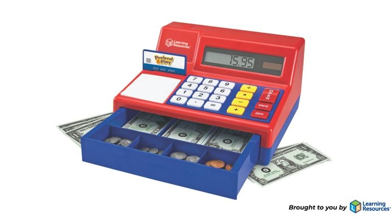 Pretend & Play® Calculator Cash Register