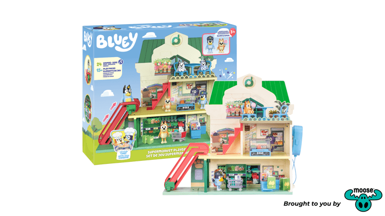 Bluey Let's Play Chef Supermarket Playset