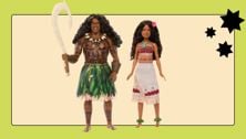 First Look At The Live-Action Moana Dolls—Including Maui’s Much-Talked-About Hair