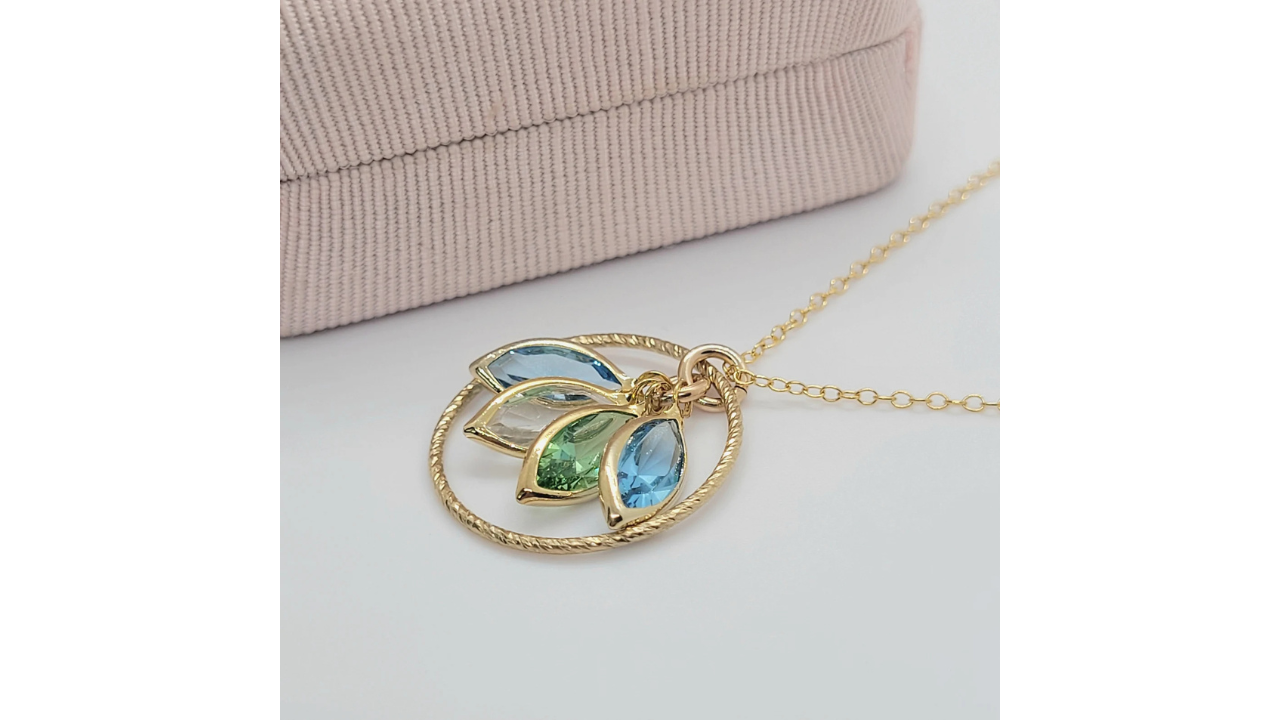 Mercedes Lane Jewelry Personalized Family Birthstone Necklace