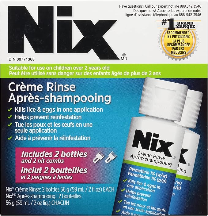 Nix Multi Pack Creme Rinse with Nit Removal Comb