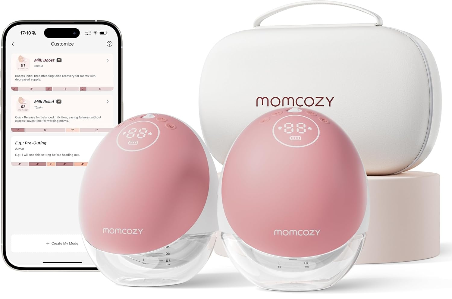 Momcozy Mobile Flow Hands-Free Breast Pump M9