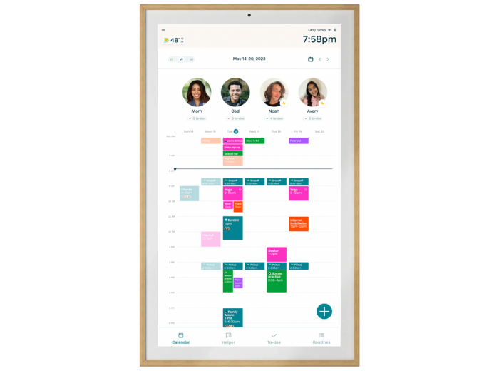 Hearth Display Family Calendar