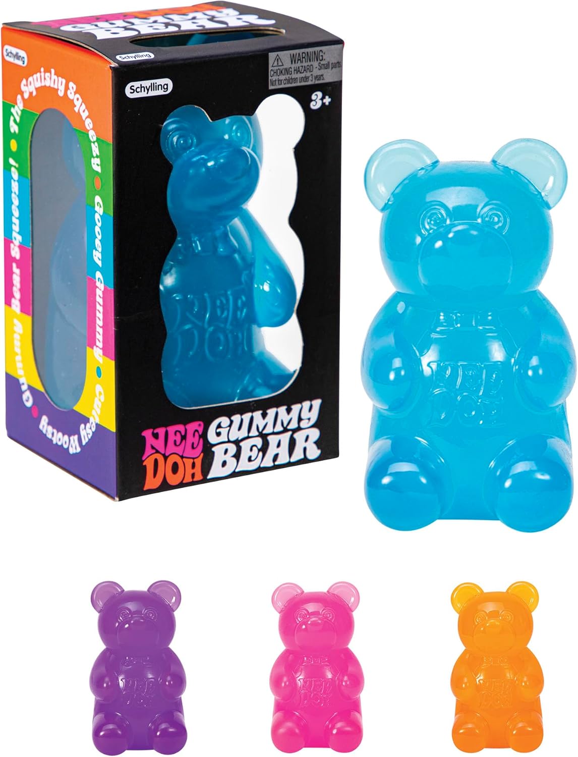 Schylling NeeDoh Gummy Bear Sensory Fidget Toy
