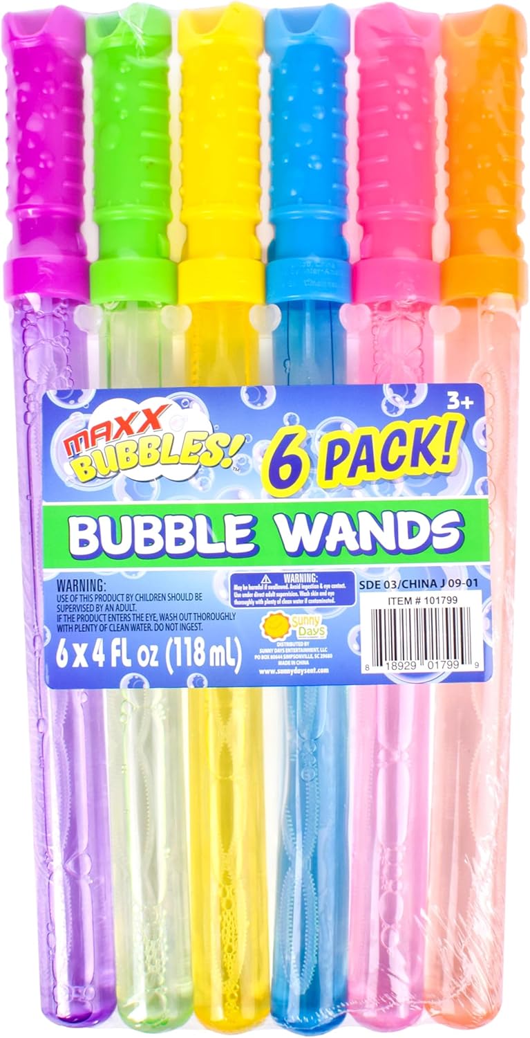 Sunny Days Entertainment Maxx Bubbles 4oz Bubble Wands