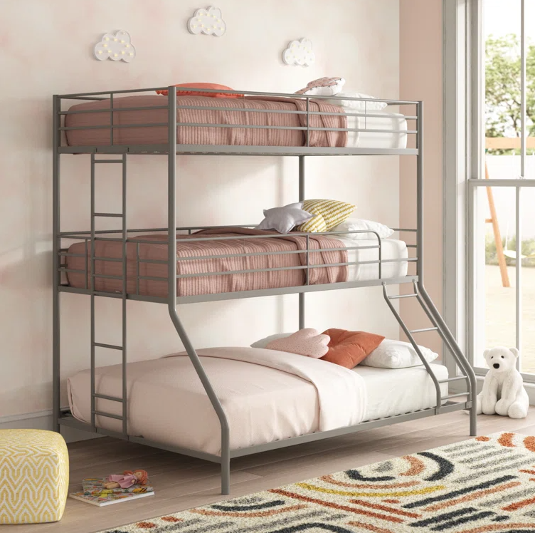 mack & milo preece bunk bed, Best Triple Bunk Beds for Kids