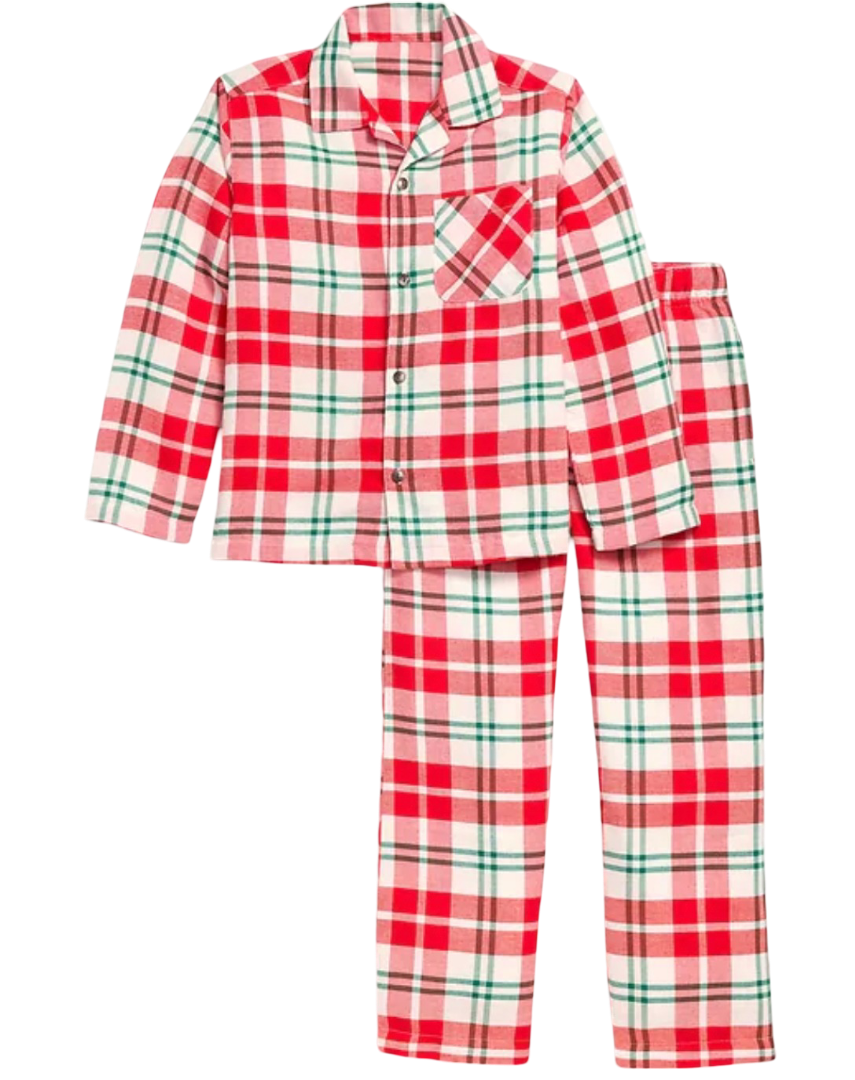 Old Navy Printed Gender Neutral Button-Front Pajama Set for Kids