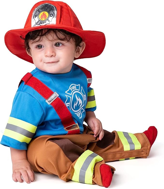 Baby Mini Firefighter Costume