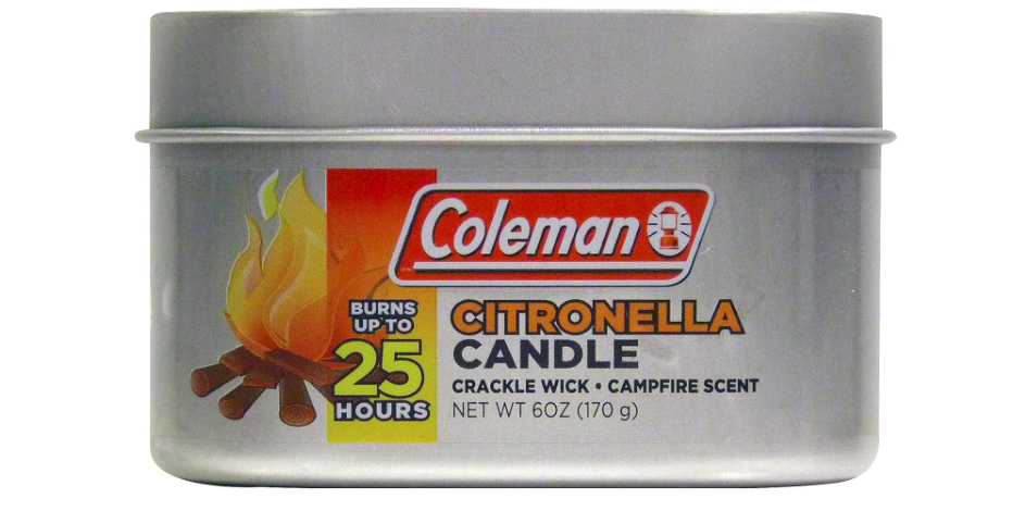 thumbnail image 2 of Coleman Citronella Tin Candle - 25 Hour Burn Time For Patio, Camping & Outdoor Mosquito Protection 2 of 12