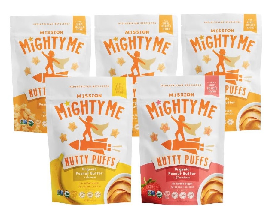 Mission Mighty Me Nutty Puffs All Peanut Variety Pack