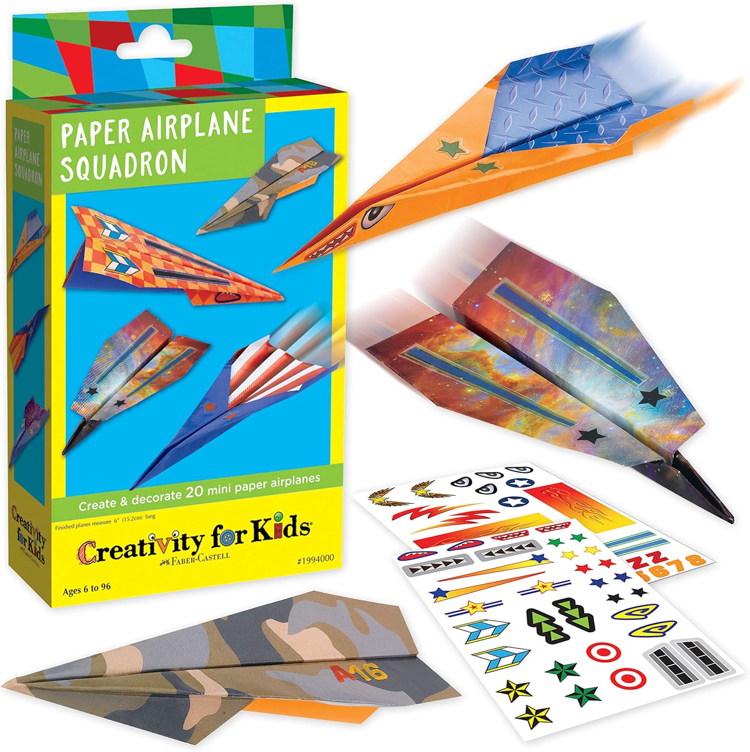 Creativity for Kids Paper Airplane Squadron