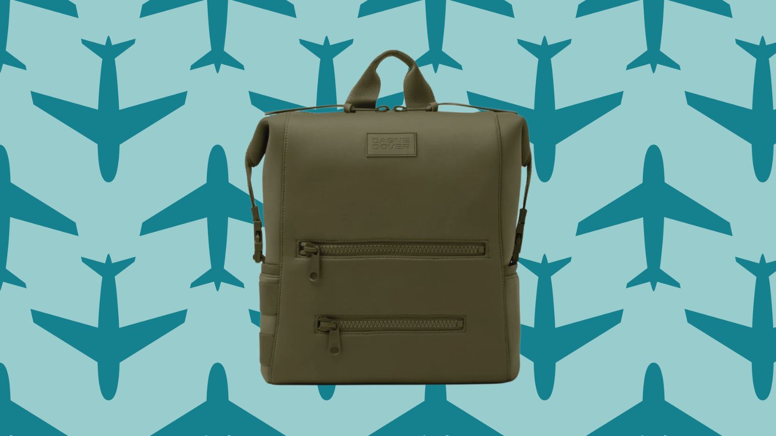 Danger Dover Medium Backpack With Luggage Sleeve Dagne Dover Indi Diaper Bag Backpack - Oatmeal, Medium  main image 3