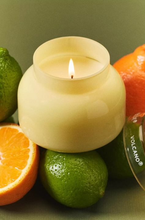 Capri Blue Volcano Capiz Jar Candle​