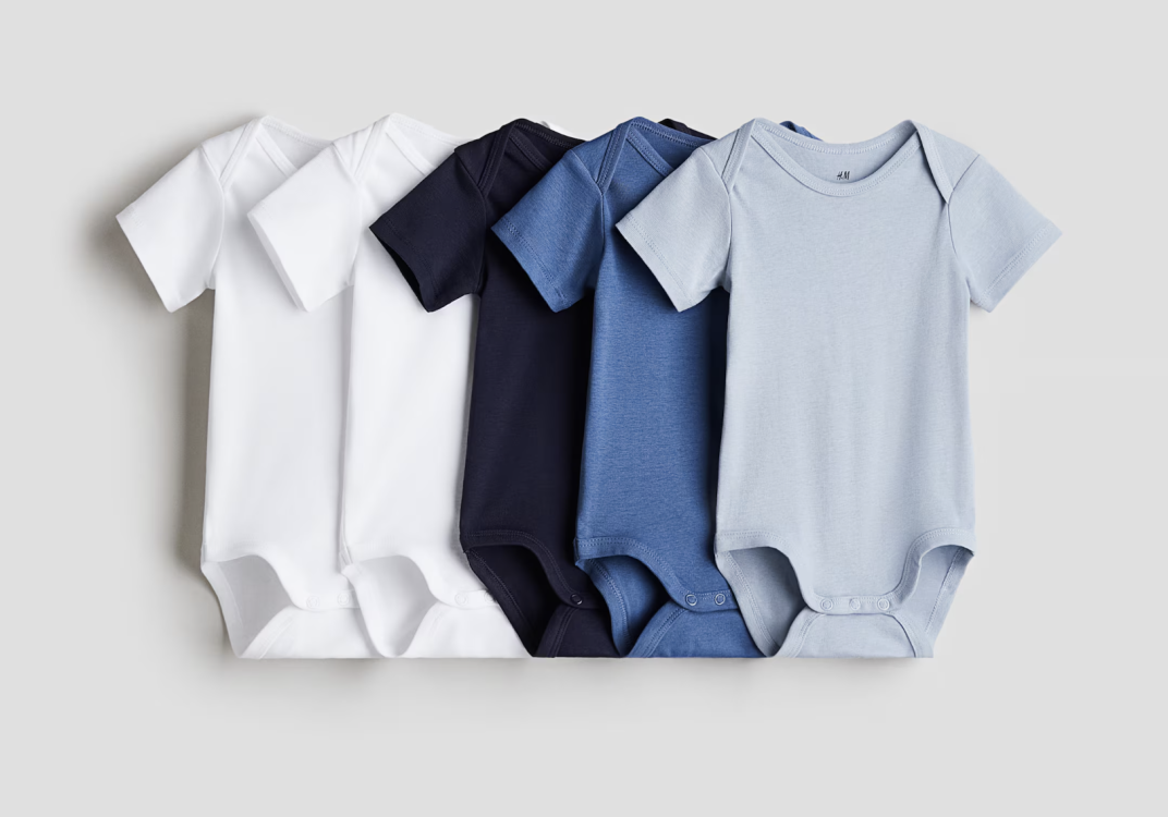 H&M 5-Pack Cotton Bodysuits