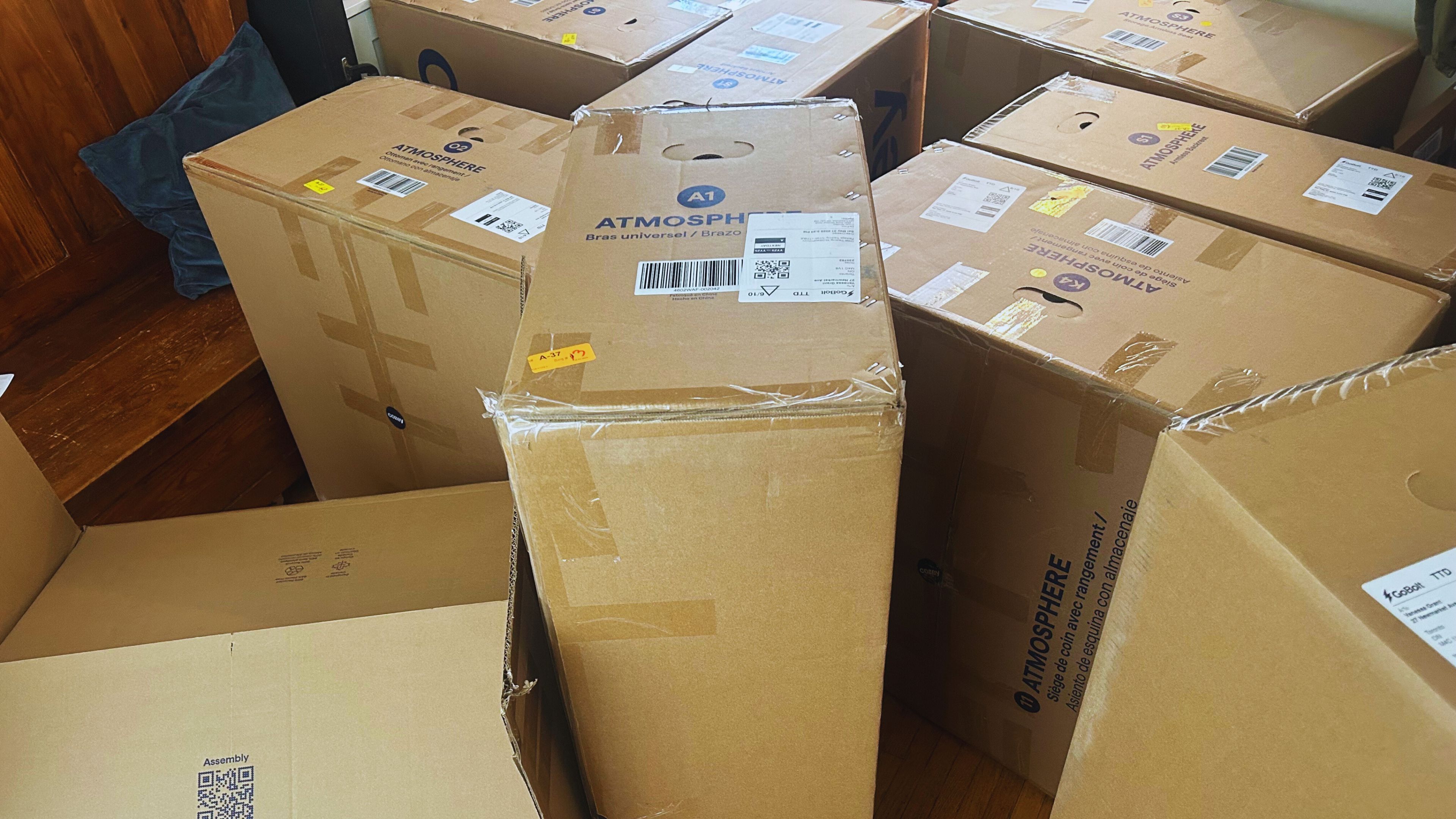 A selection of Cozey boxes.