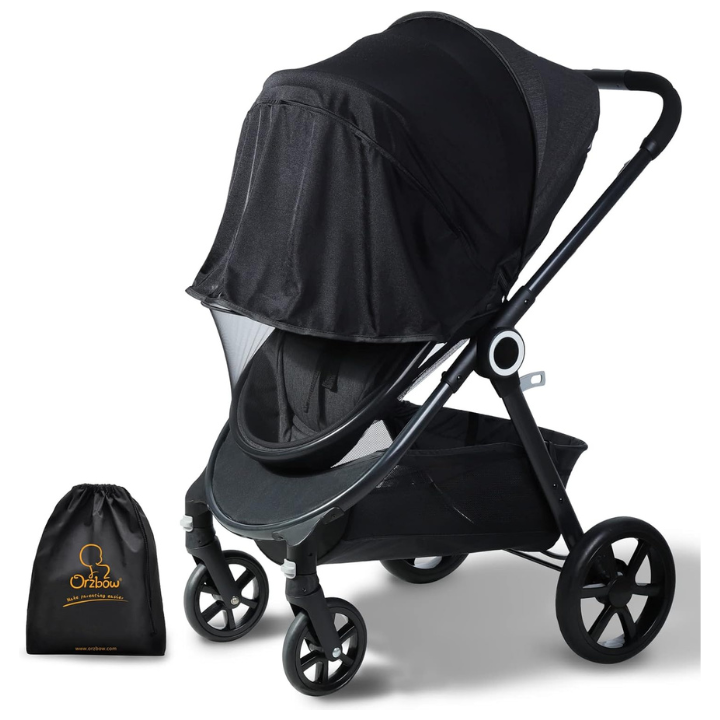 Orzbow 2-in-1 Baby Mosquito Net with UPF50+ Sunshade