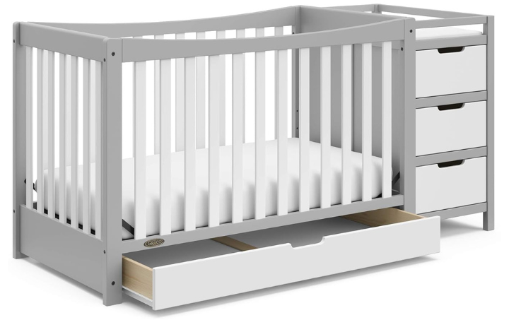 Graco Remi 4-In-1 Convertible Crib & Changer