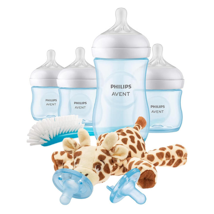 Philips Avent Natural Baby Bottle with Baby Gift Set