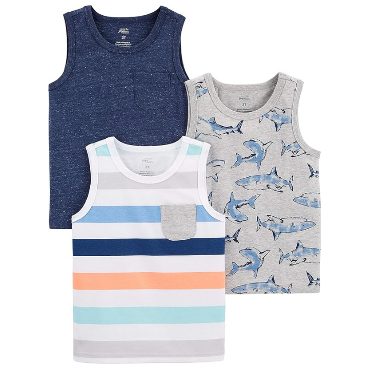 Simple Joys by Carter’s Baby Boys Muscle Tank Top 3-Pack
