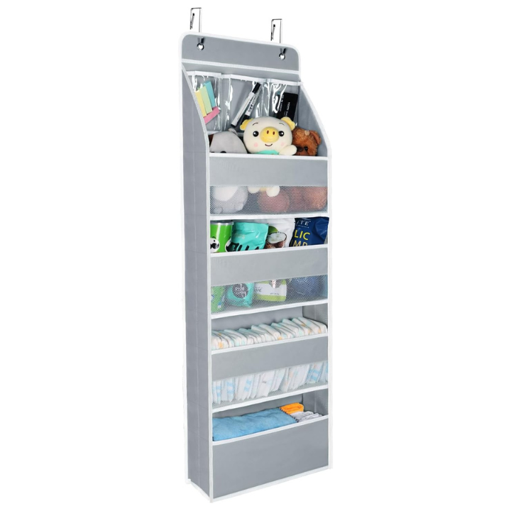 Univivi Nursery Closet Door Hanging Organizer