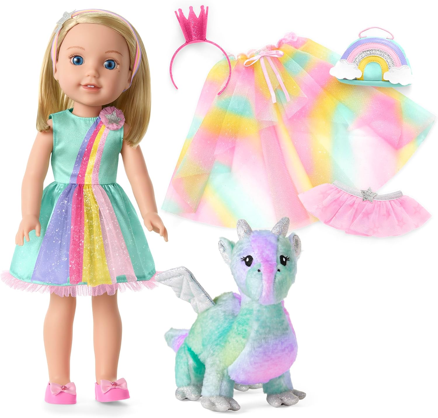 American Girl WellieWishers Camille Doll Playset with Crisella the Dragon