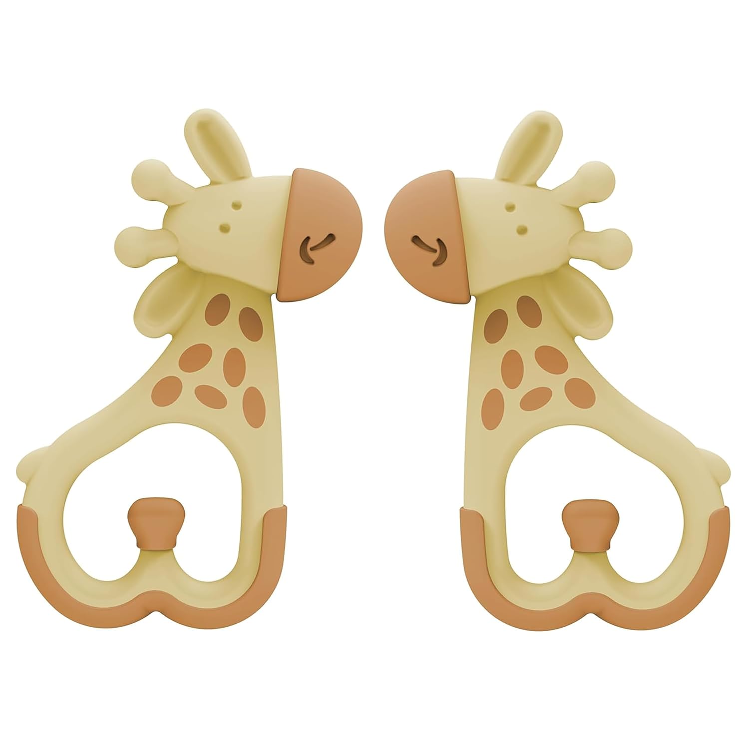 Dr. Brown's Ridgees Giraffe, Massaging Baby Teether Pack of 2
