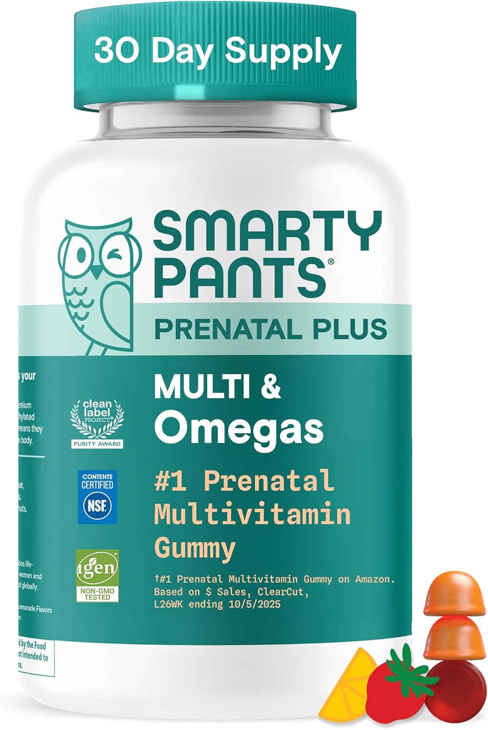 SmartyPants Prenatal Multivitamin Gummies