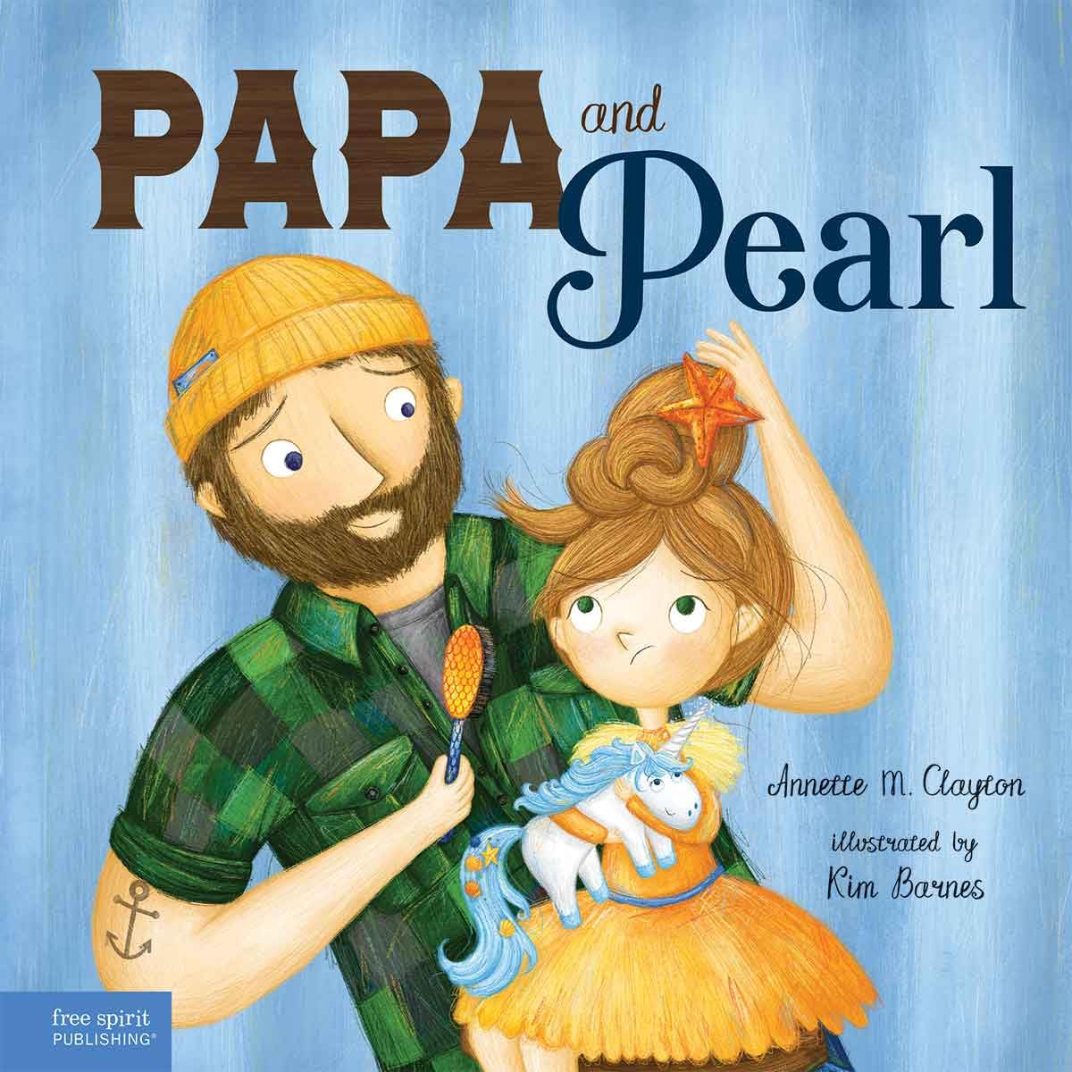 A children's book cover ("Papa and Pearl")
