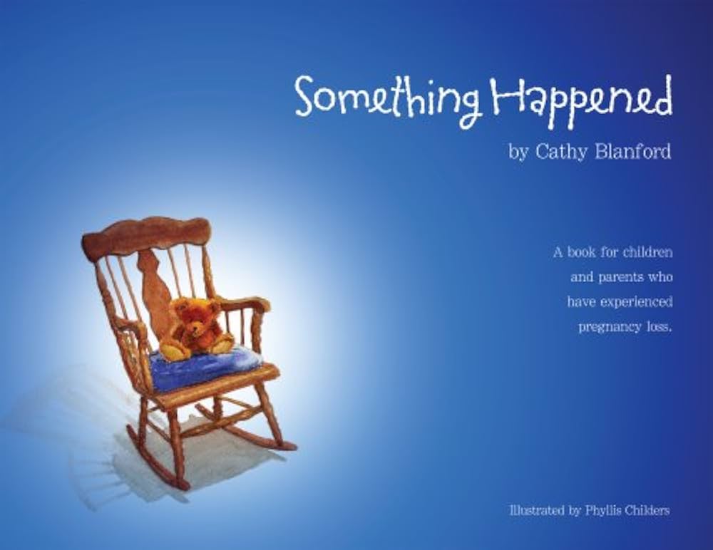 A book cover ("Something Happened")