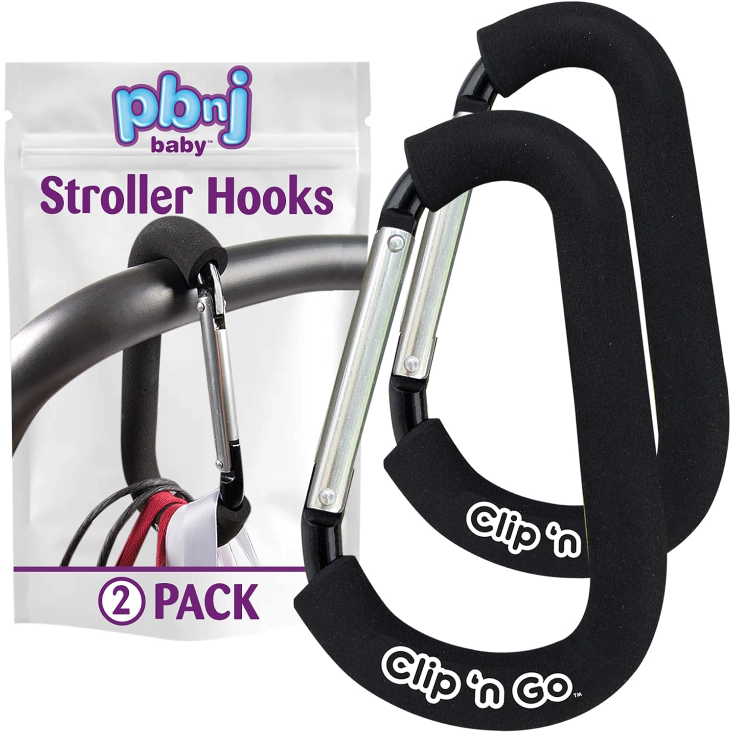 PBnJ Baby Stroller Hooks