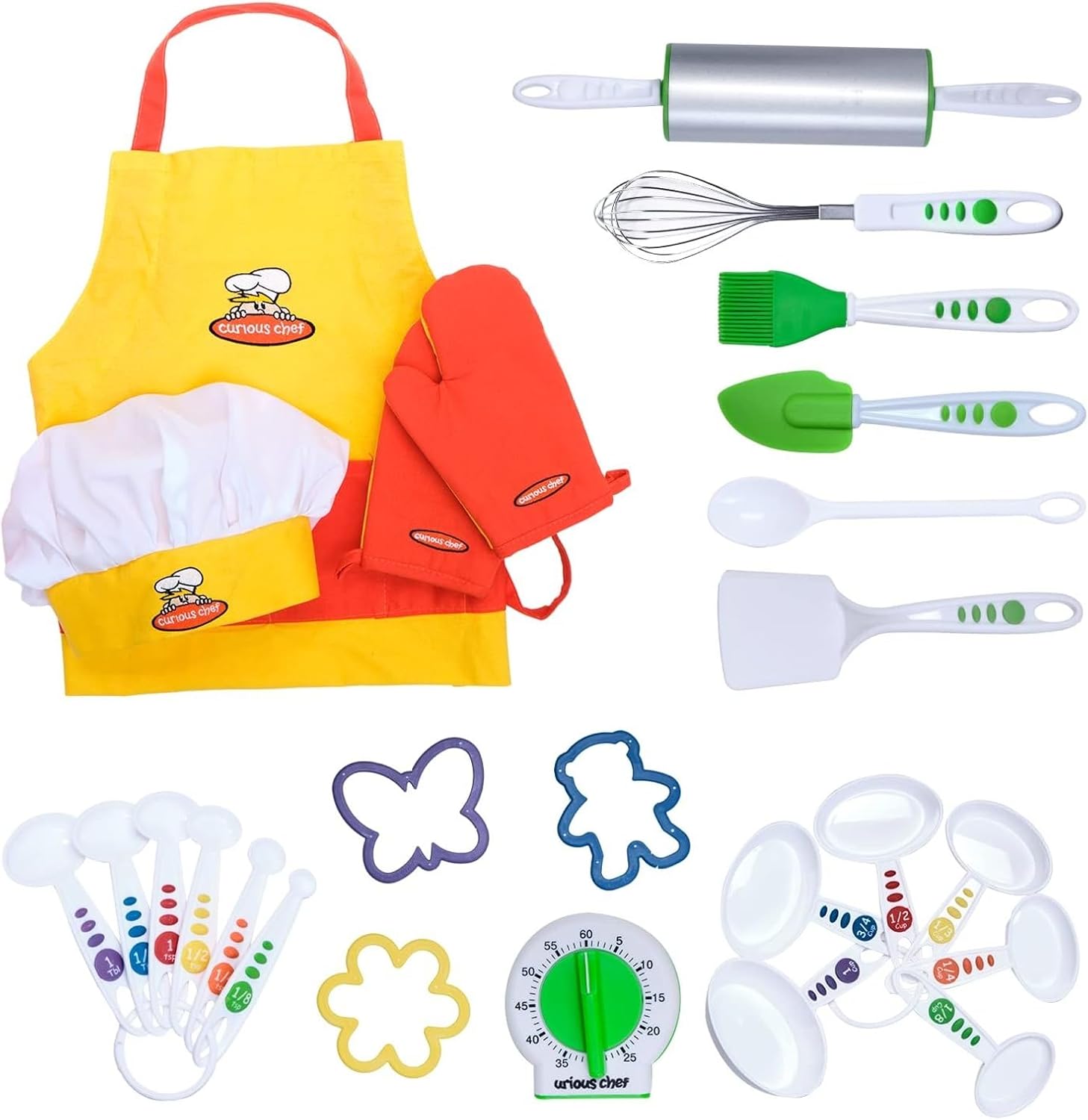 Curious Chef 27-Piece Plastic Kitchen Foundation Kit