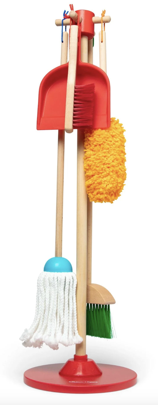 Melissa & Doug Dust! Sweep! Mop! Cleaning Play Set