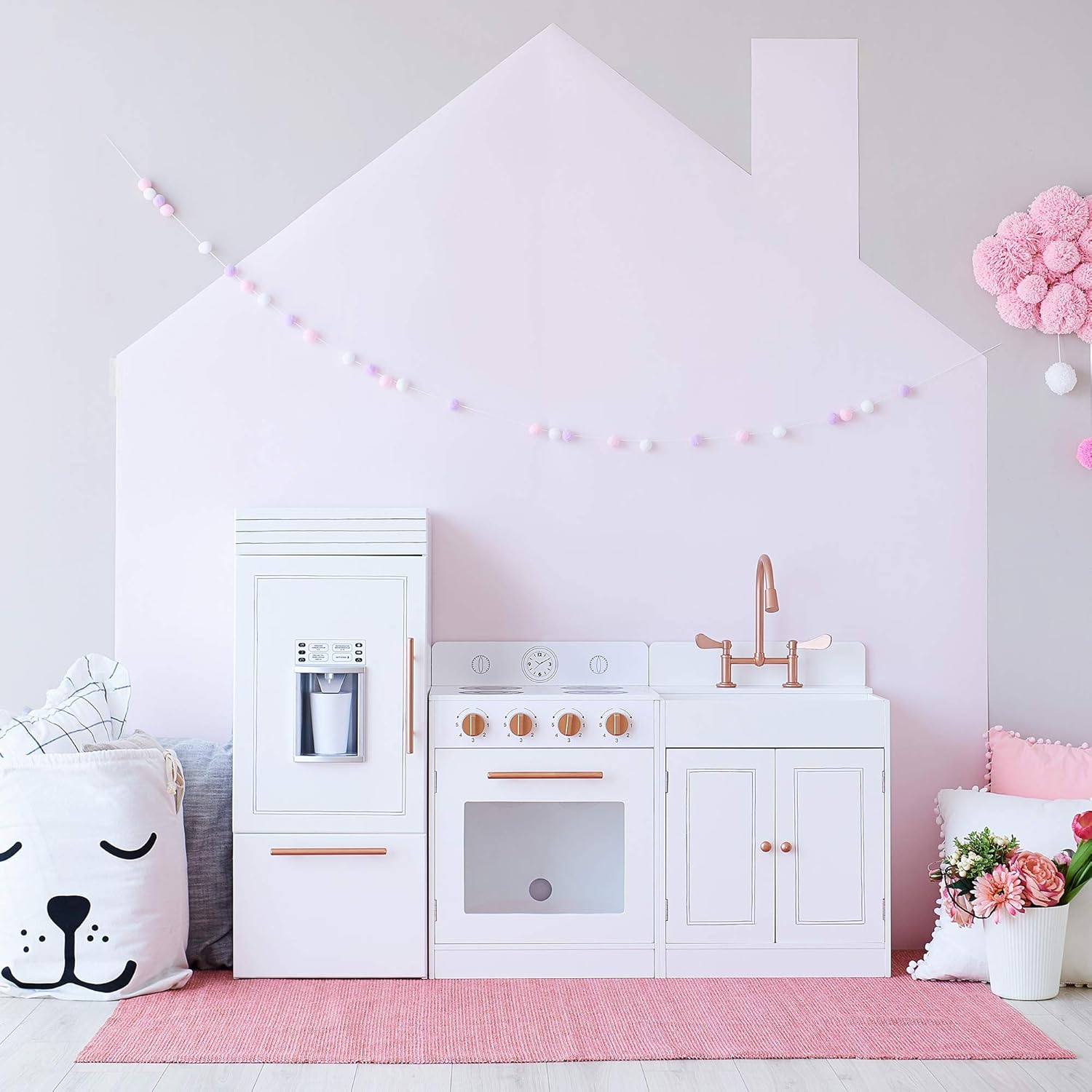 Teamson Kids Wooden Play Kitchen Set