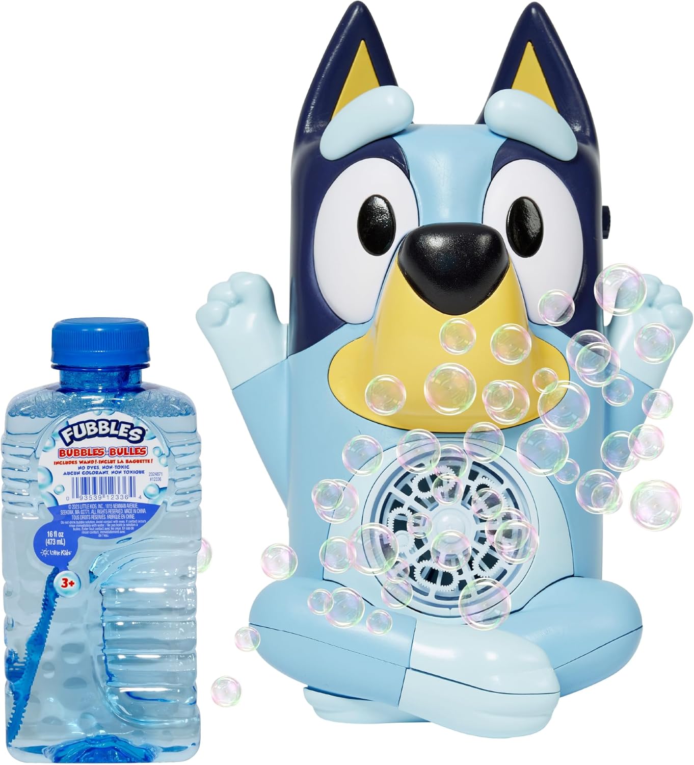Bluey No Spill Musical Bubble Machine