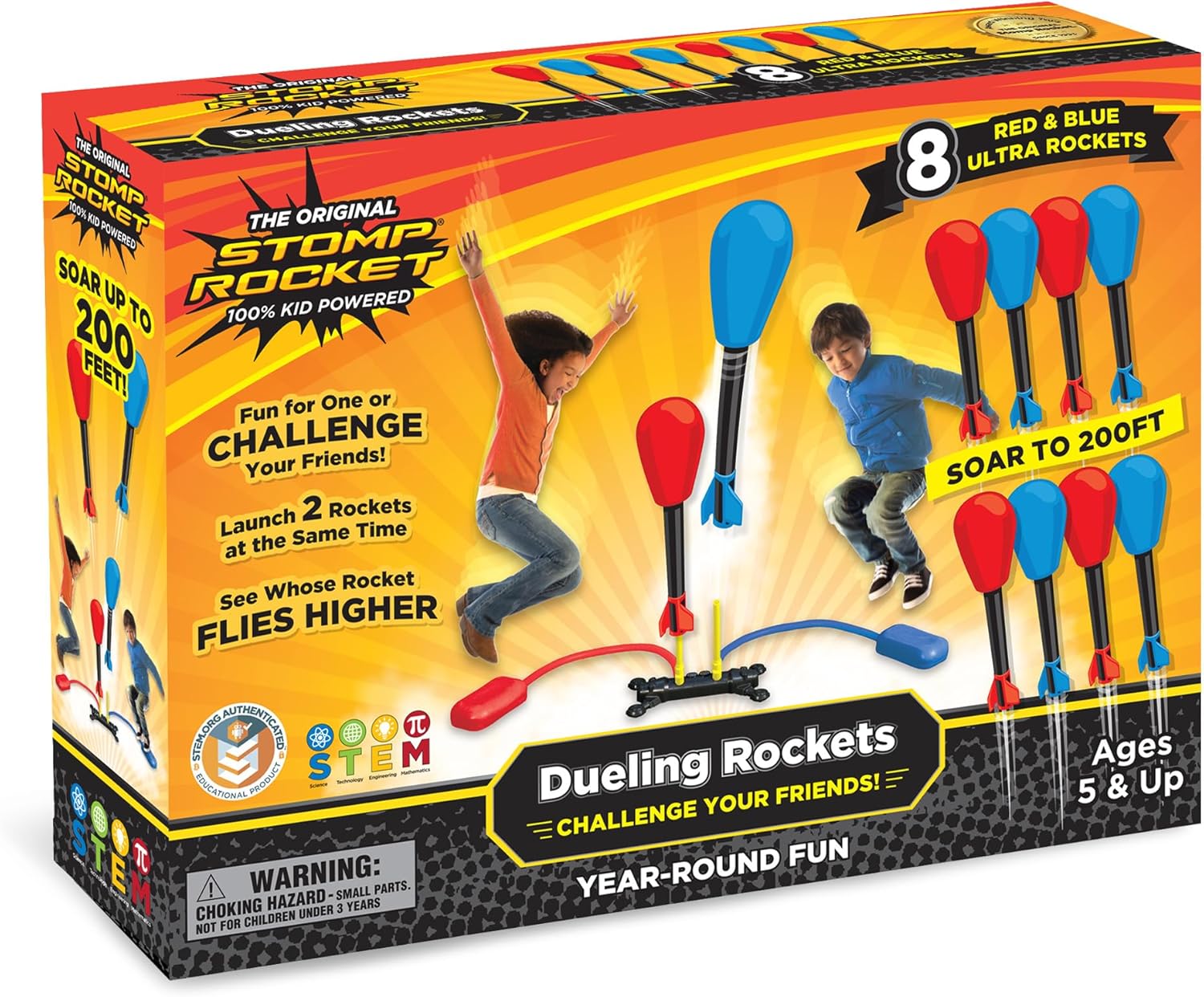 Stomp Rocket Original Dueling Rocket Launcher