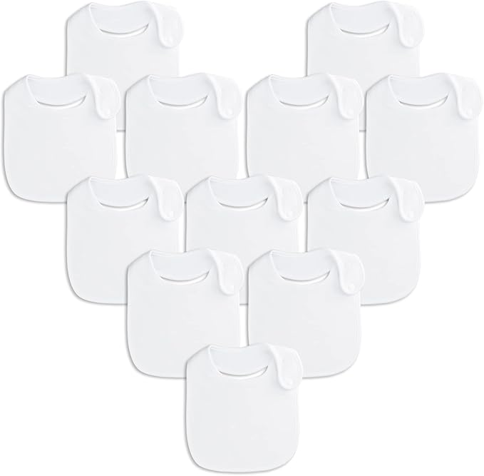 Benoxine 12-Pack Baby Bibs