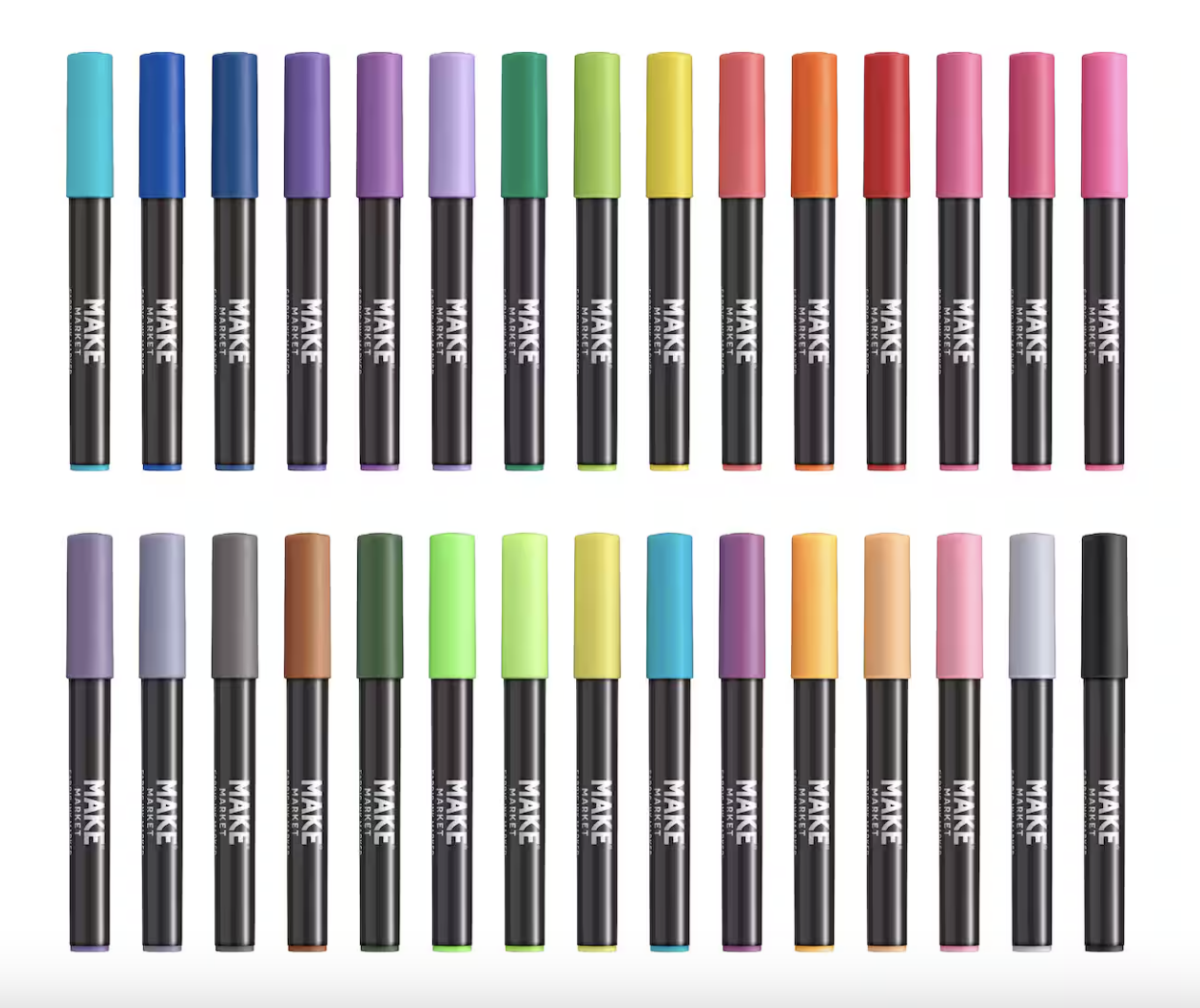 Michaels 30-Colour Fabric Ink Marker Set by Make Market