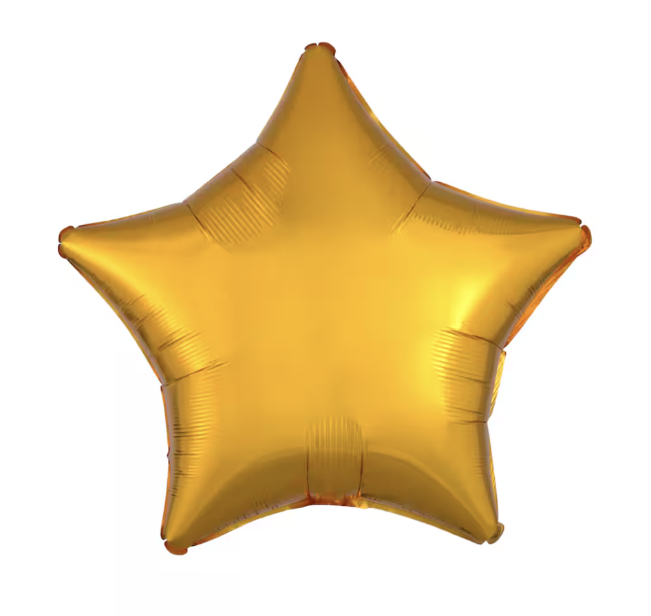 Michaels 19" Metallic Star Foil Balloon